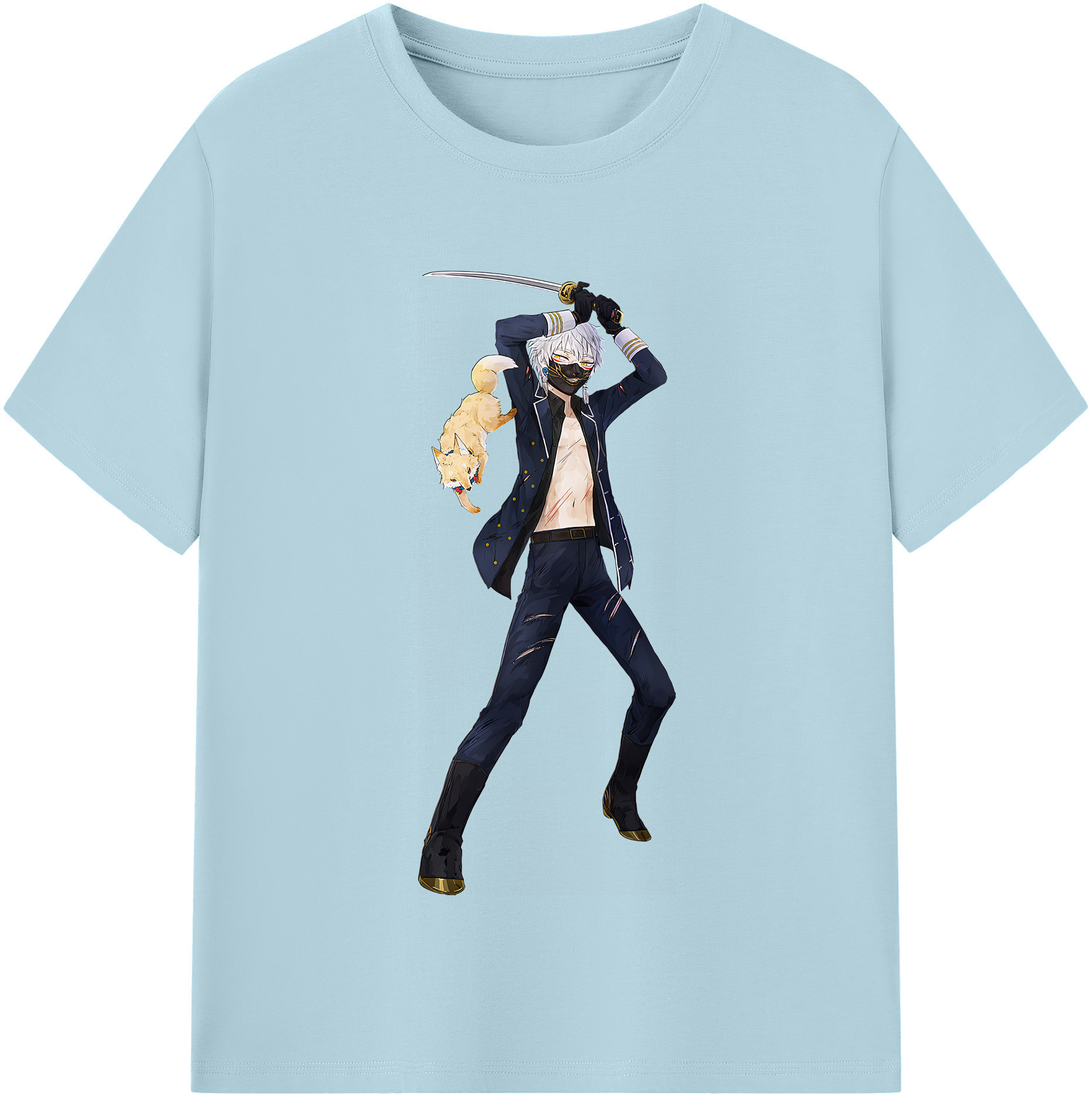 （画像用） 刀剣乱舞 Touken Ranbu 綿100％半袖Tシャツ（フロントプリント）